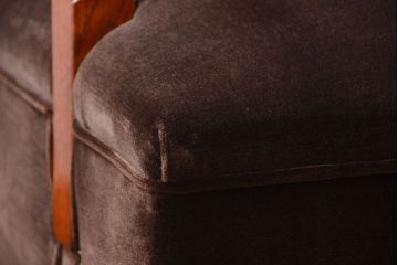 アンティーク家具　ナラ材製!2.5人掛けアンティークアームソファ