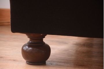 アンティーク家具　ナラ材製!2.5人掛けアンティークアームソファ