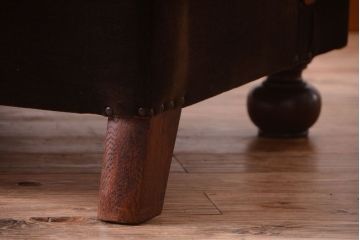 アンティーク家具　ナラ材製!2.5人掛けアンティークアームソファ