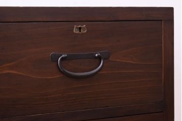 アンティーク家具　シンプルなアンティーク8杯チェスト