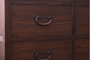 アンティーク家具　シンプルなアンティーク8杯チェスト