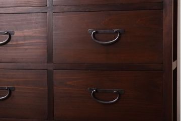 アンティーク家具　シンプルなアンティーク8杯チェスト