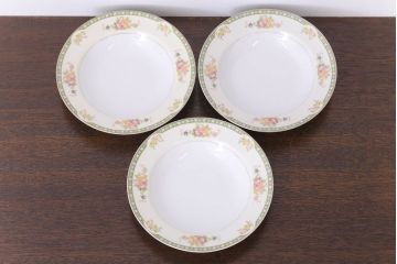 オールドノリタケ(noritake)　ADRIAN(エイドリアン)　深皿(スープ皿)3枚セット