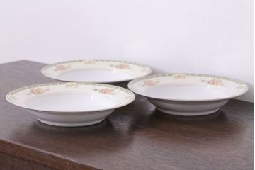 オールドノリタケ(noritake)　ADRIAN(エイドリアン)　深皿(スープ皿)3枚セット
