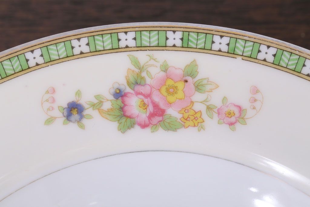 オールドノリタケ(noritake)　ADRIAN(エイドリアン)　深皿(スープ皿)3枚セット