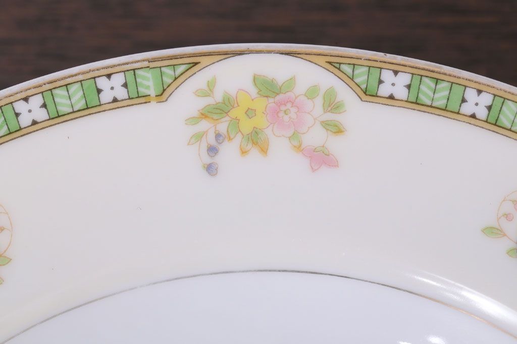 オールドノリタケ(noritake)　ADRIAN(エイドリアン)　深皿(スープ皿)3枚セット