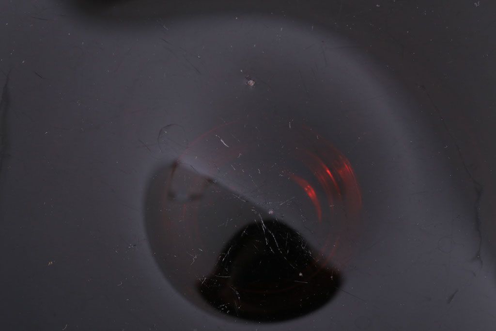 アンティーク雑貨　大正ロマン　古い切子ガラスコンポート(氷コップ)