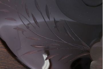 アンティーク雑貨　大正ロマン　古い切子ガラスコンポート(氷コップ)