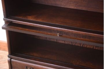 アンティーク家具　イギリスアンティーク グローブヴェルニッケ社製 高級スタッキングブックケース(本箱)