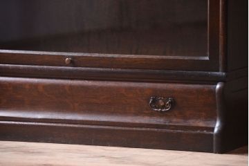 アンティーク家具　イギリスアンティーク グローブヴェルニッケ社製 高級スタッキングブックケース(本箱)