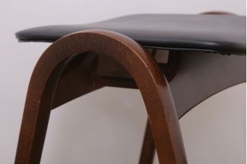 中古　秋田木工　ビンテージ　おしゃれな曲げ木スツール(1)