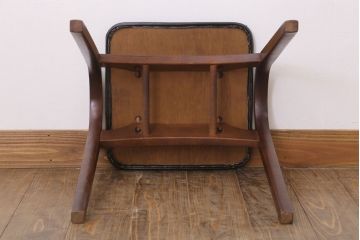 中古　秋田木工　ビンテージ　おしゃれな曲げ木スツール(1)