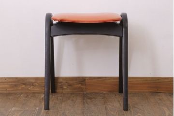 中古　秋田木工　ビンテージ　おしゃれな曲げ木スツール(2)