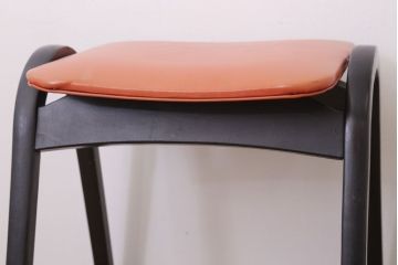 中古　秋田木工　ビンテージ　おしゃれな曲げ木スツール(2)