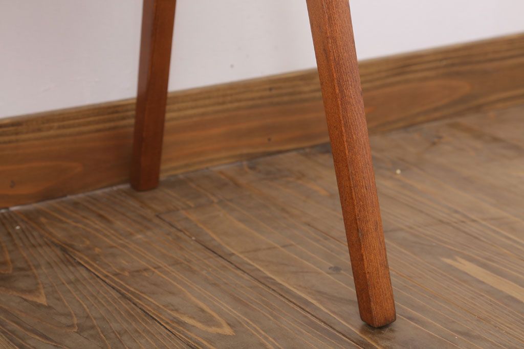 中古　秋田木工　ビンテージ　おしゃれな曲げ木スツール(3)