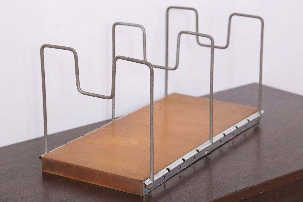 アンティーク雑貨　昭和レトロな本立て(3)