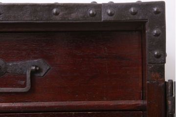 アンティーク家具　明治期　古民具・骨董　アンティーク船箪笥(掛硯型、懸硯型、舟箪笥)(2)