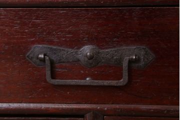 アンティーク家具　明治期　古民具・骨董　アンティーク船箪笥(掛硯型、懸硯型、舟箪笥)(2)