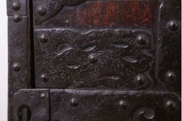 アンティーク家具　明治期　古民具・骨董　アンティーク船箪笥(掛硯型、懸硯型、舟箪笥)(2)