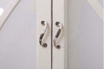 当時物色ガラス入り!大正期のペイントガラス戸2枚(窓)(1)