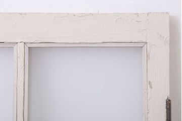 当時物色ガラス入り!大正期のペイントガラス戸2枚(窓)(1)