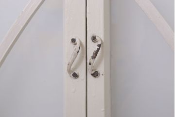 当時物色ガラス入り!大正期のペイントガラス戸2枚(窓)(2)