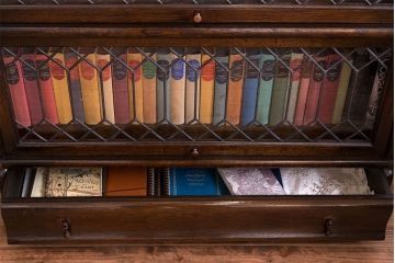 アンティーク家具　イギリスアンティーク グローブヴェルニッケ社製 高級スタッキングブックケース(本箱)(2)