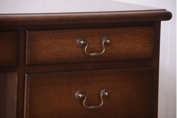 中古　飛騨産業　キツツキマーク　高級デスク(書斎机)