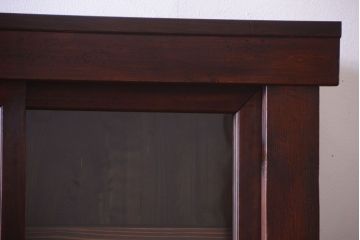 アンティーク家具　明治大正期　古民具・骨董　二段重ね関西収納棚