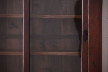 アンティーク家具　明治大正期　古民具・骨董　二段重ね関西収納棚