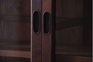 アンティーク家具　明治大正期　古民具・骨董　二段重ね関西収納棚