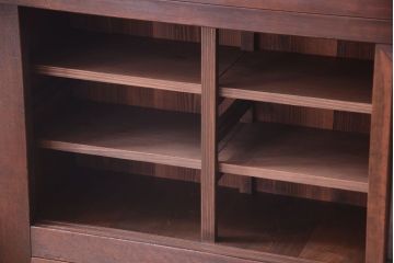 アンティーク家具　明治大正期　古民具・骨董　二段重ね関西収納棚