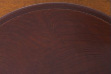 アンティーク雑貨　和製アンティーク　古い欅材製の刳り貫き茶櫃(小物入れ)(3)