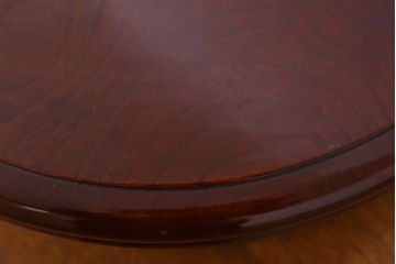 アンティーク雑貨　和製アンティーク　古い欅材製の刳り貫き茶櫃(小物入れ)(3)