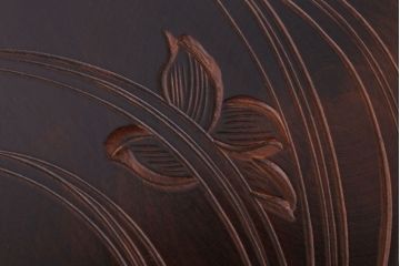 アンティーク雑貨　中古　木製の丸花台(飾り台)