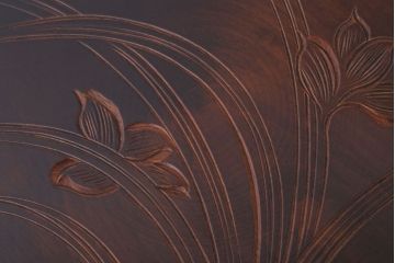 アンティーク雑貨　中古　木製の丸花台(飾り台)