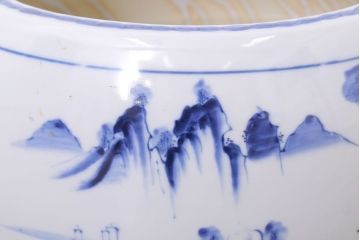 アンティーク雑貨　昭和期　小さな瀬戸火鉢(古民具・骨董)