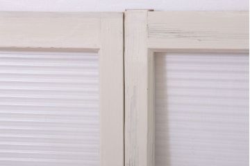 モールガラス・ダイヤガラス入りの引き戸2枚セット(窓)