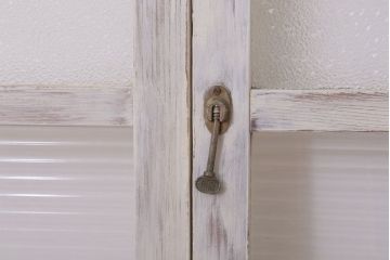 モールガラス・ダイヤガラス入りの引き戸2枚セット(窓)