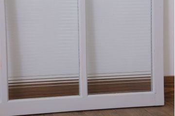 モールガラス入りの引き戸2枚セット(ガラス戸・窓)