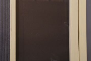 銀モールガラス入りの引き戸2枚セット(窓)