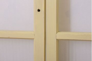 銀モールガラス入りの引き戸2枚セット(窓)