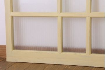 銀モールガラス入りの引き戸2枚セット(窓)