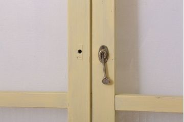 銀モールガラス入りの引き戸2枚セット(窓)