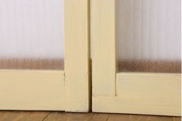 銀モールガラス入りの引き戸2枚セット(窓)