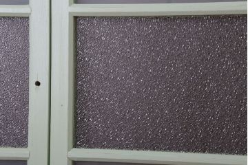 すりガラス・ダイヤガラス入りの引き戸2枚セット(窓)