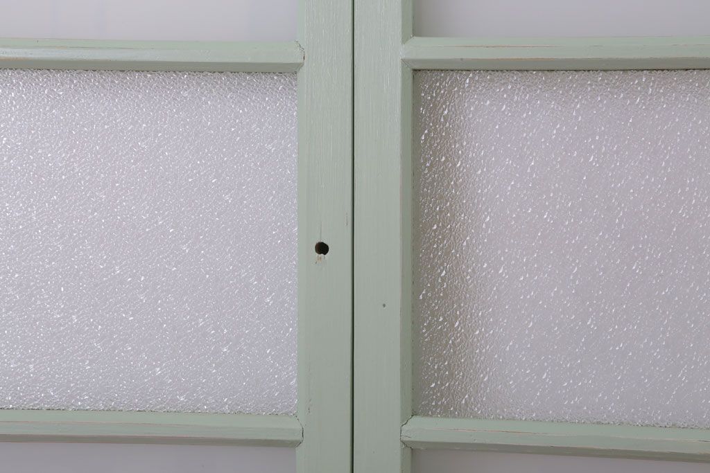 すりガラス・ダイヤガラス入りの引き戸2枚セット(窓)