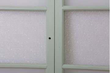 すりガラス・ダイヤガラス入りの引き戸2枚セット(窓)