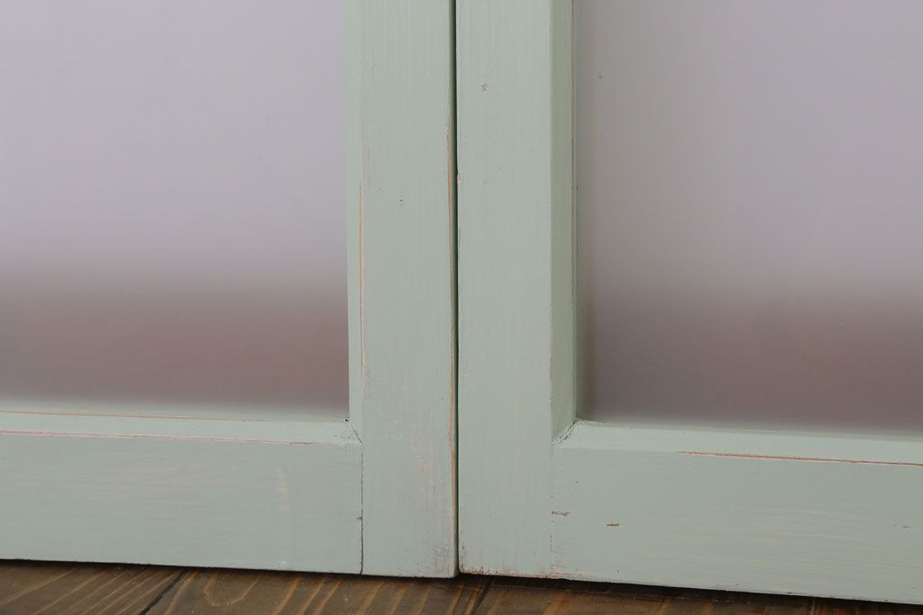 すりガラス・ダイヤガラス入りの引き戸2枚セット(窓)