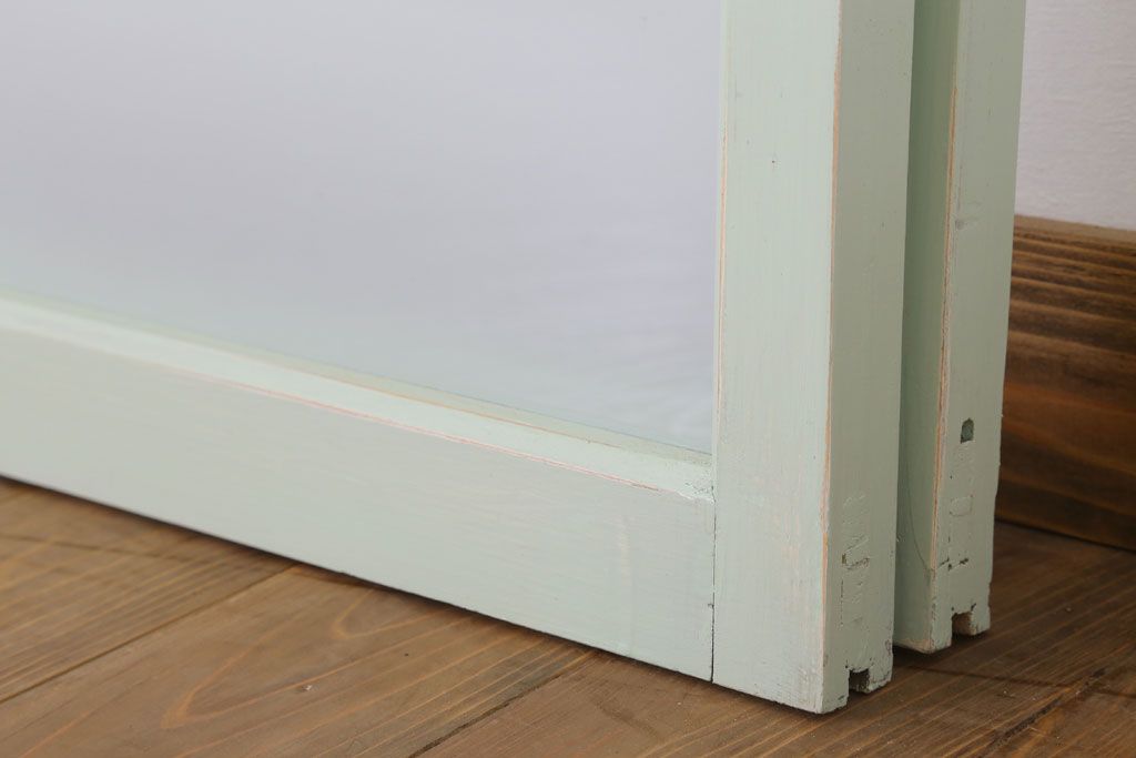 すりガラス・ダイヤガラス入りの引き戸2枚セット(窓)